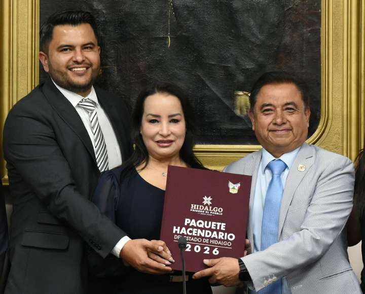 Poder Legislativo recibe el Paquete Hacendario 2026