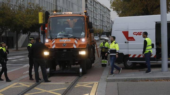 El tranvía de Zaragoza vuelve a funcionar en Valdespartera después de casi 10 horas