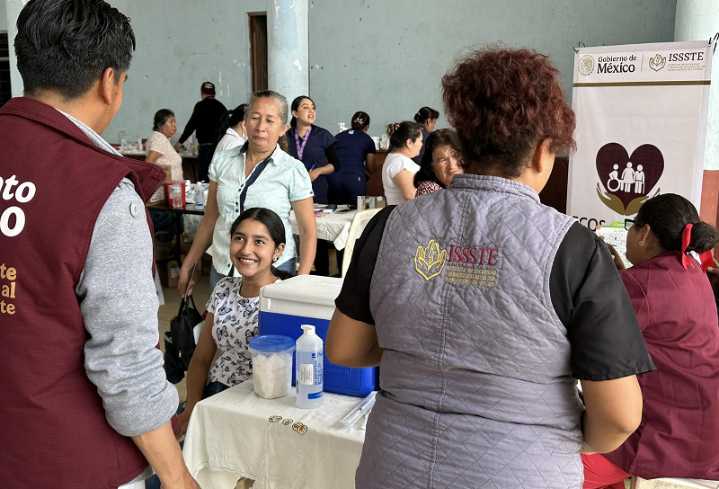 Brinda ISSSTE Hidalgo más de mil 600 atenciones médicas en comunidades afectadas por el huracán “Priscila”