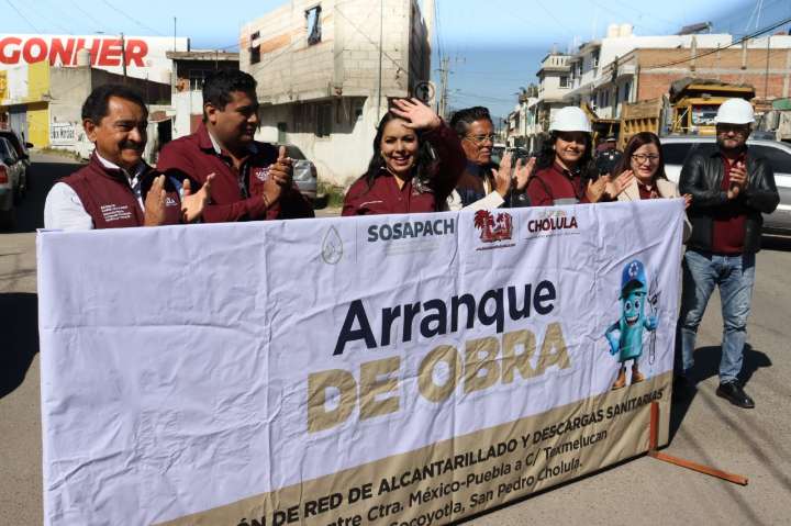 SOSAPACH da inicio a nueva obra de alcantarillado sanitario en San Matías Cocoyotla