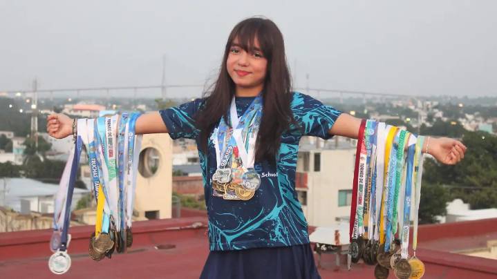 Por segundo año consecutivo, Alisson Janelle se ha proclamado como la Mejor Nadadora de Tamaulipas