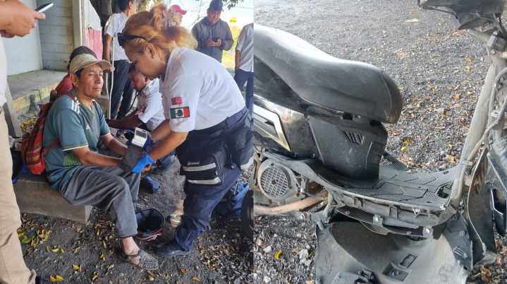 Impactan a 2 motociclistas en la carretera México