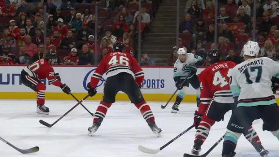 Schwartz caps Kraken's three-goal third period in 3