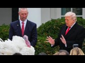 Trump slams Illinois Gov. JB Pritzker during Turkey pardon speech