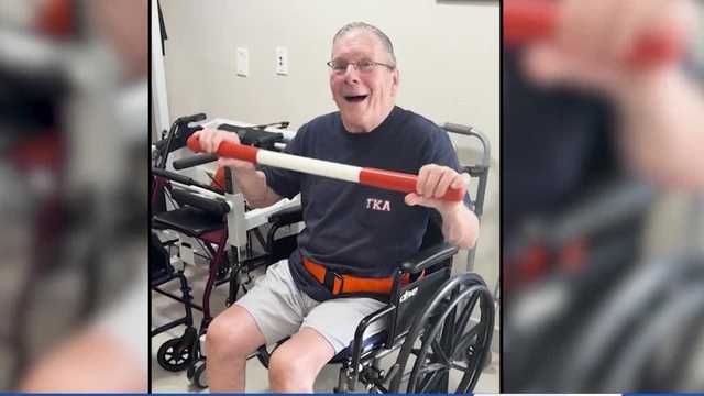Florida man returns home after brain injury during Hurricane Milton