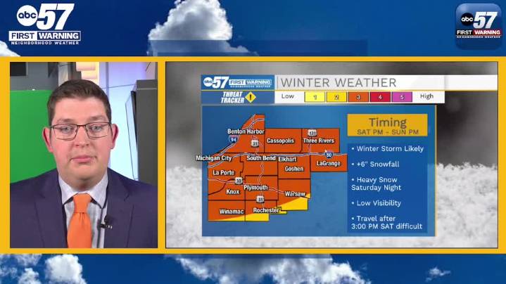 Lake effect lasts through Friday morning, winter storm starts Saturday