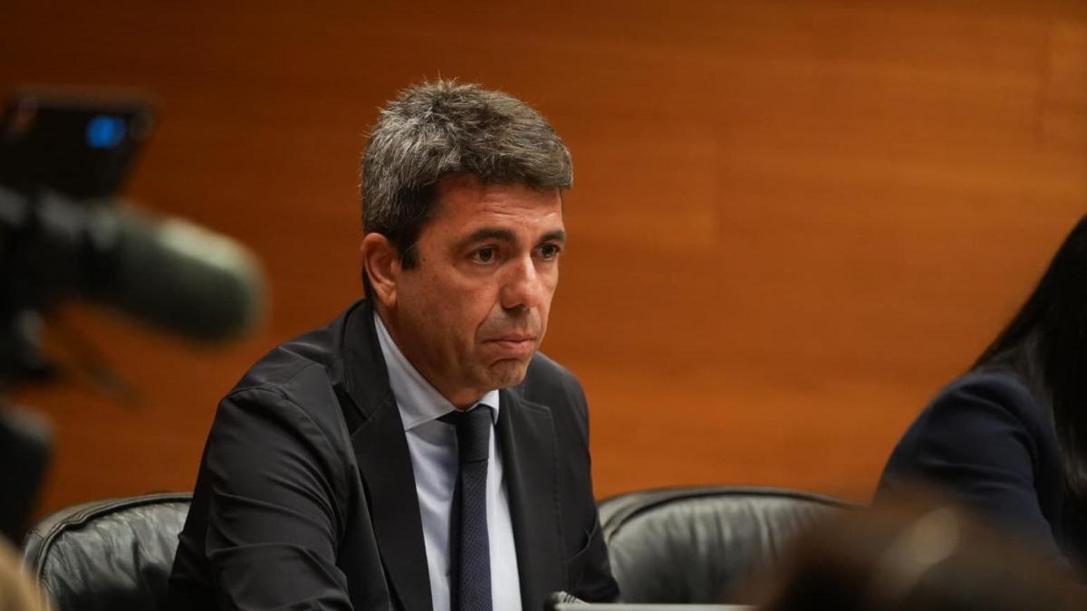 Carlos Mazón comparece en el Congreso para explicar la gestión frente a la dana en Valencia, en directo