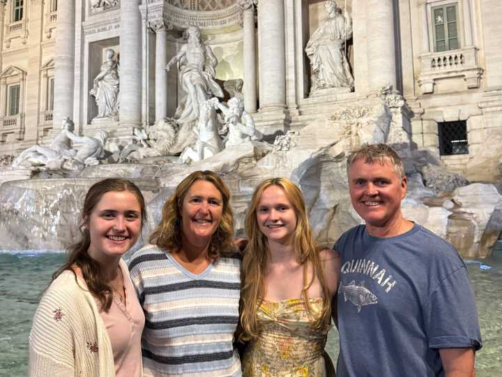 I flew to Italy to visit my daughter, who is studying abroad. I was surprised by how much she has grown in such a short time.