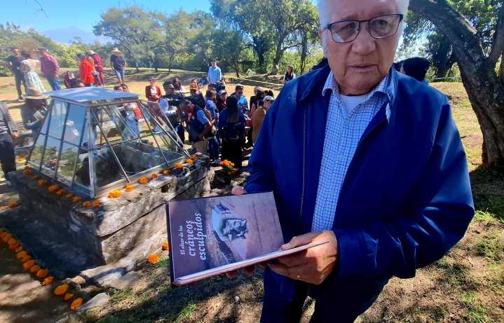 Lagunas: individuos del Altar de los cráneos esculpidos, una ofrenda al mismo altar