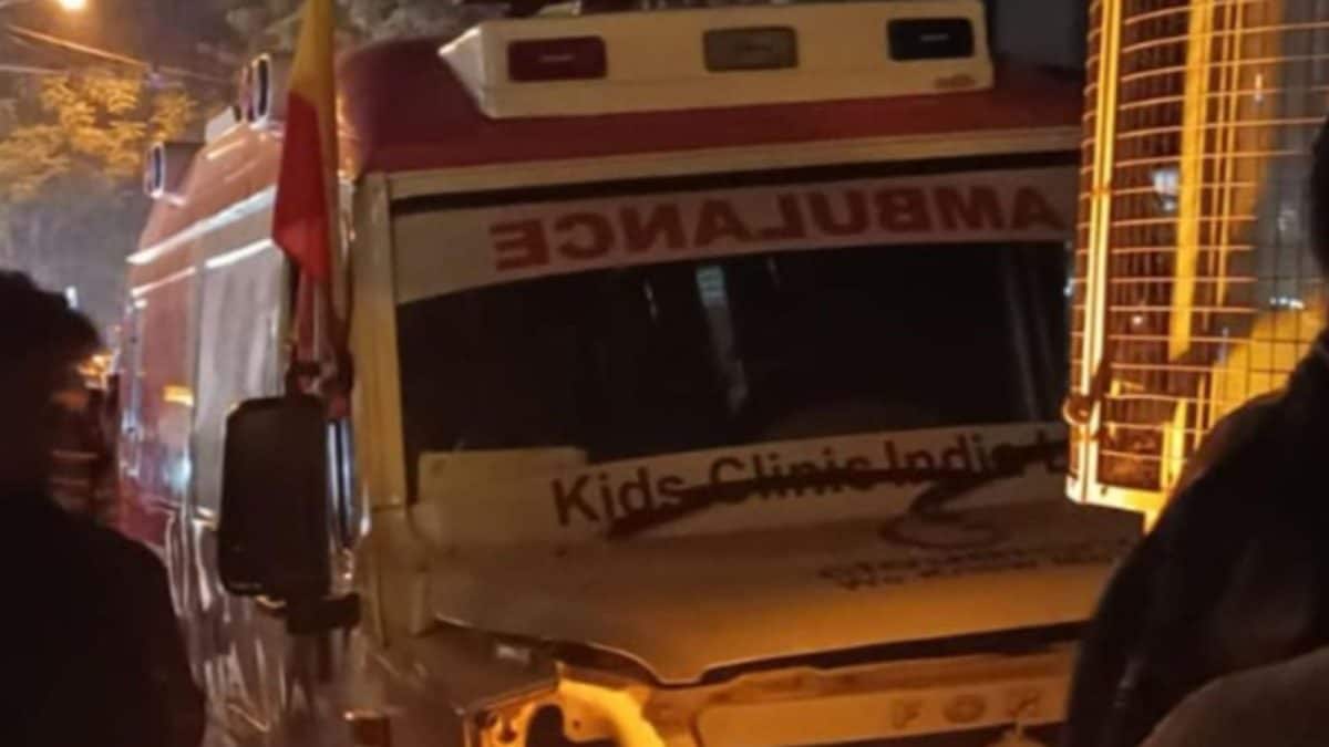 Speeding Ambulance Hits Scooter After Jumping Signal In Bengaluru, Two Dead