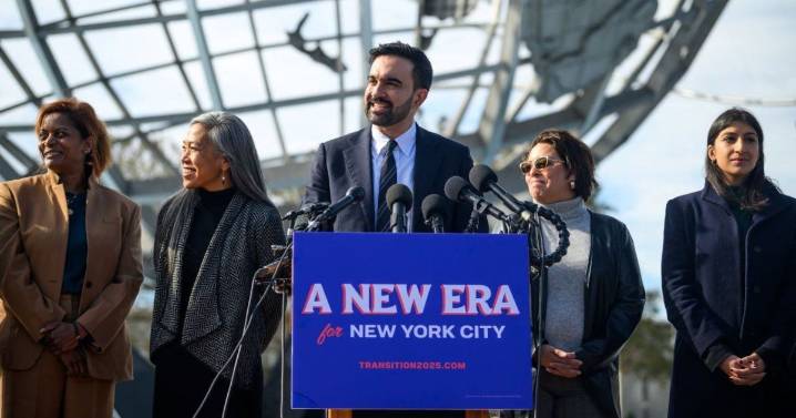 El alcalde electo de Nueva York nombra equipo de transición integrado únicamente por mujeres