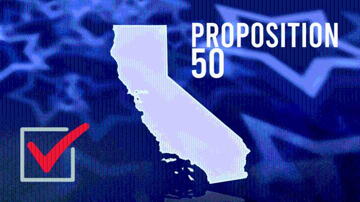 Prop 50 California results so far