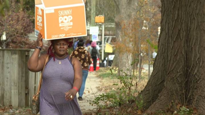 Indianapolis families pack food lines as SNAP delays deepen holiday need