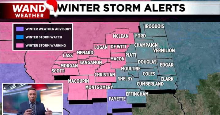 Winter storm barreling down on central Illinois