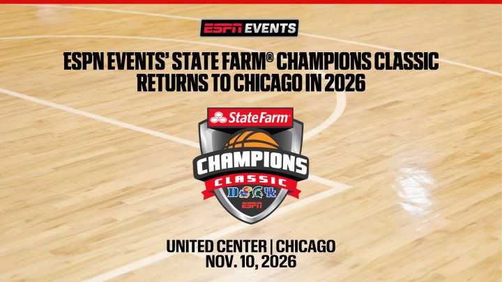 State Farm® Champions Classic returns to Chicago in 2026