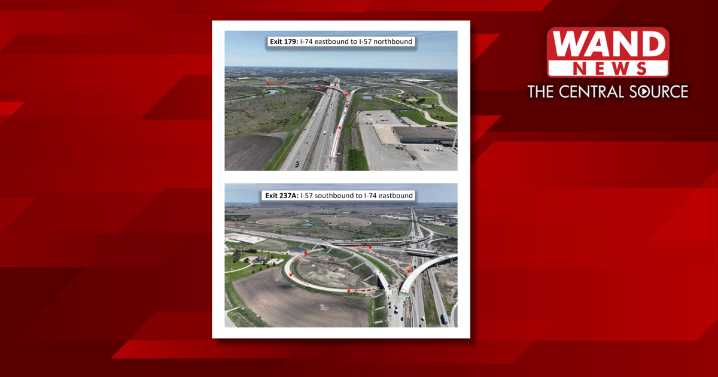 I-57/74 interchange ramps now open