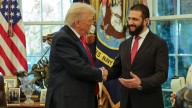 Trump meets Syria’s leader at White House in historic visit