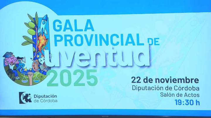 La Diputación reconocerá el talento joven cordobés en la gala de los Premios Juventud 2025