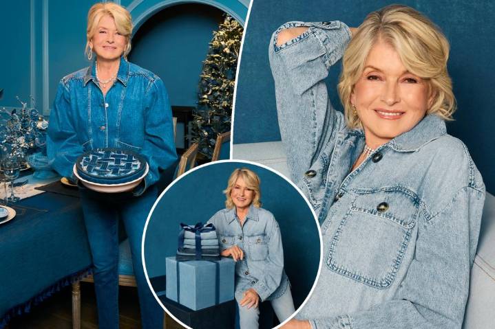 Martha Stewart is the new face of American Eagle in denim and diamonds for the holidays