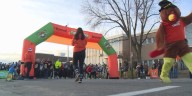Families burn calories at annual Turkey Trot