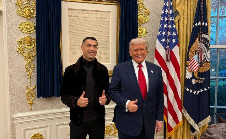Cristiano Ronaldo se reunió con Donald Trump en la Casa Blanca: “Cada uno tiene algo significativo que dar”