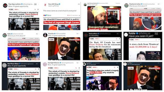 Fake CBC ads have flooded X with sketchy headlines. We looked for the source