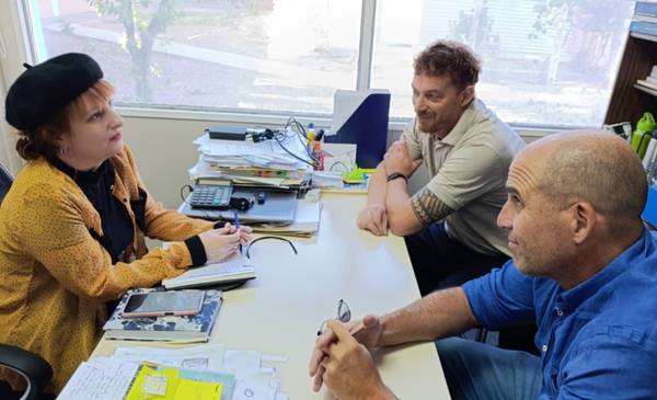 Funcionarios de educación se reunieron con la nueva delegada de la UNPSJB