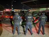 Recupera policía municipal motocicletas robadas y detienen a dos personas