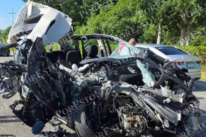 Fatal accidente en la carretera federal Tulum–Akumal deja una persona sin vida y varios lesionados