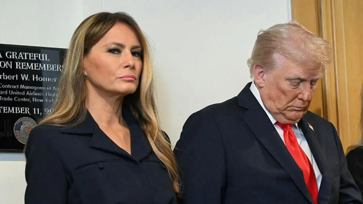 ‘Why Did They Lean Opposite Ways?’: Trump Leans In for a Kiss — What Melania Does Instead Has Viewers Zooming In