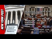Watch Moment House Passes Bill and Ends the Government Shutdown