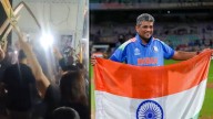 World Cup-winning women's team coach welcomed with roses; cricket fans pull out all stops for Amol Muzumdar