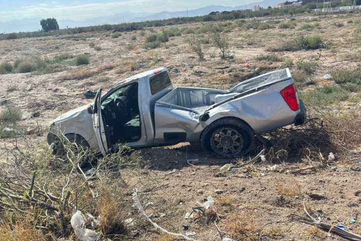 Padre e hijo sufren fuerte accidente a la altura del Manto de la Virgen
