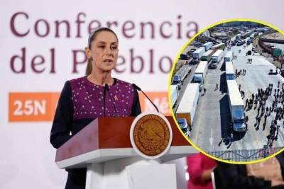 "No había razón para cerrar las carreteras", dice Sheinbaum sobre bloqueos de transporti…