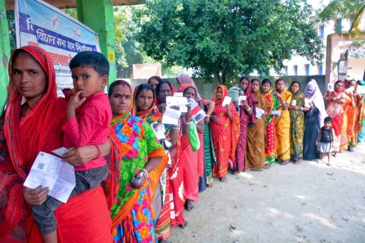 Highest voter turnout in Bihar since 1951, highest women voter turnout recorded