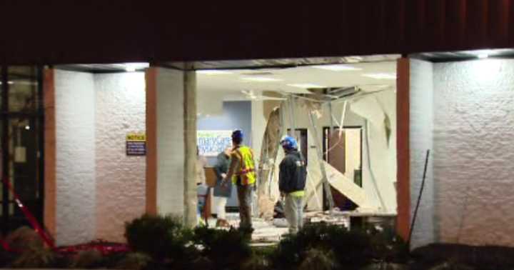 Two elderly people injured after car crashes into Anne Arundel County medical office