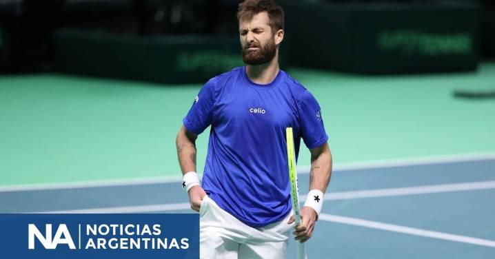 Moutet autrocrítico por su error en la Davis: “La gente dirá que soy un payaso”