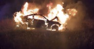 Driver cited following fiery crash on I