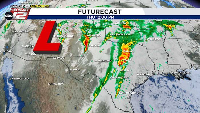 THIS WEEK: Storms likely in San Antonio Thursday