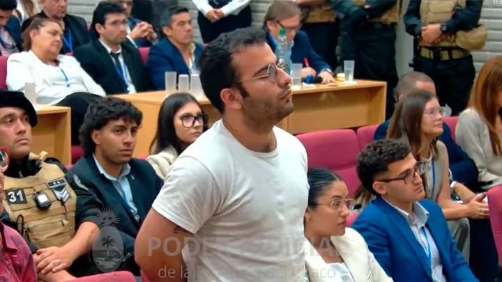 La fría reacción de César Sena cuando la Justicia lo condenó como autor del femicidio de Cecilia Strzyzowski