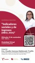 Impartirán el 12 de noviembre conferencia sobre indicadores sociales y de ingresos del INEGI