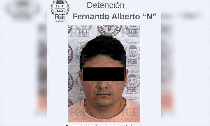 Detienen en Isla Mujeres a presunto operador de red de extorsión empresarial