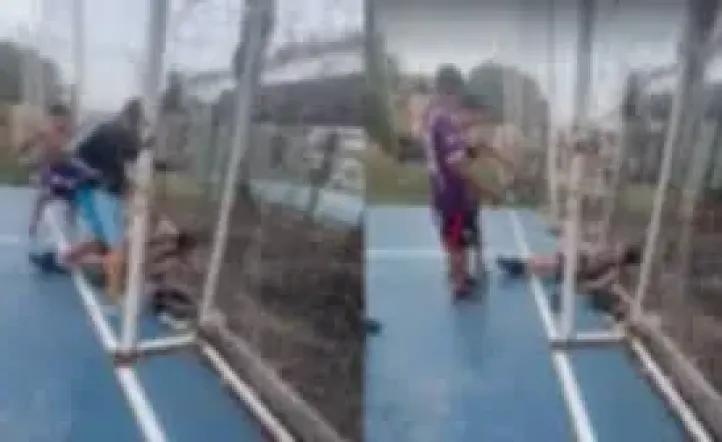 Brutal ataque: irrumpieron en una cancha y noquearon a un chico de 16 años