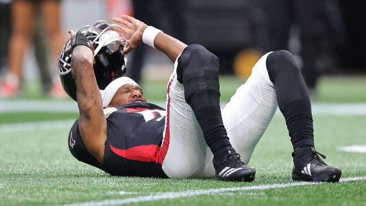 Falcons' Michael Penix Jr., Drake London leave with injuries