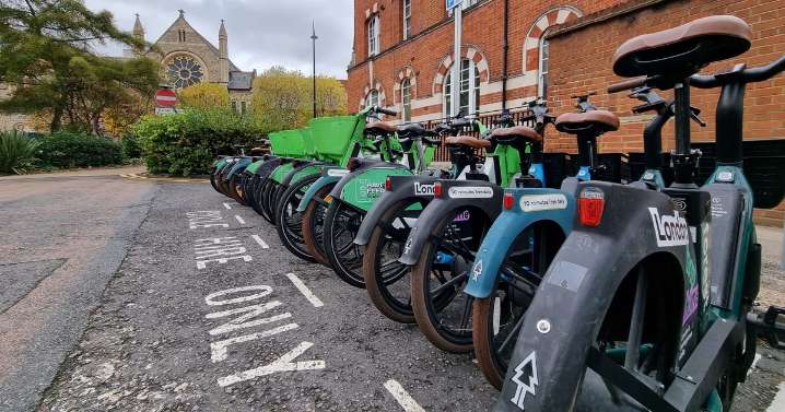 E-bike chaos hits South London street as cycles block residents' drives and Met Police car park exit