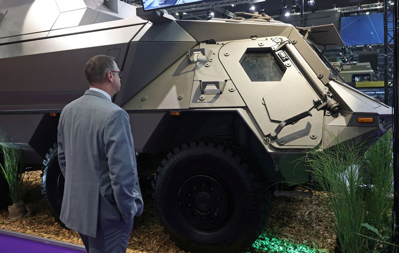 European defence stocks fall on signs of U.S. push over Ukraine war