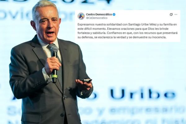 Álvaro Uribe lamenta la condena contra su hermano Santiago Uribe
