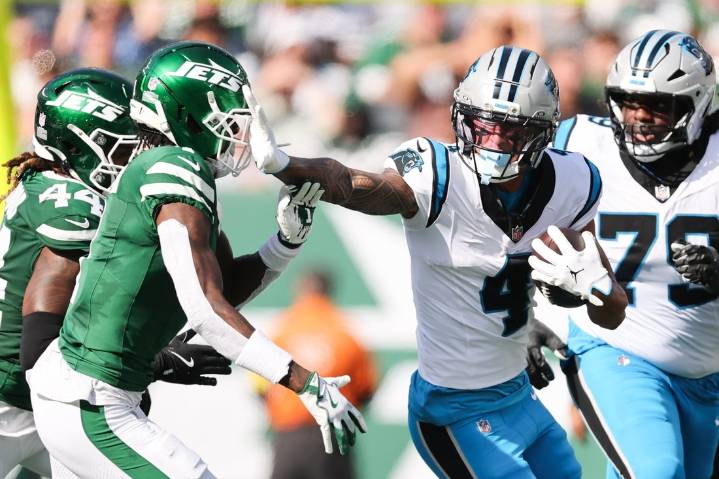 Deadspin | Panthers WR Tetairoa McMillan injures hamstring in practice