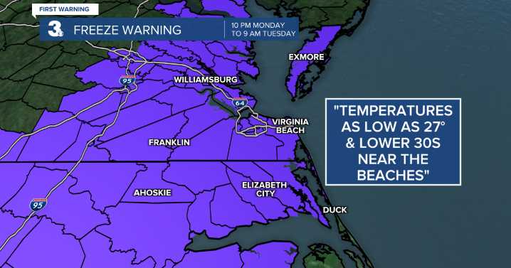 David's First Warning Forecast: A BIG temperature drop starts this week