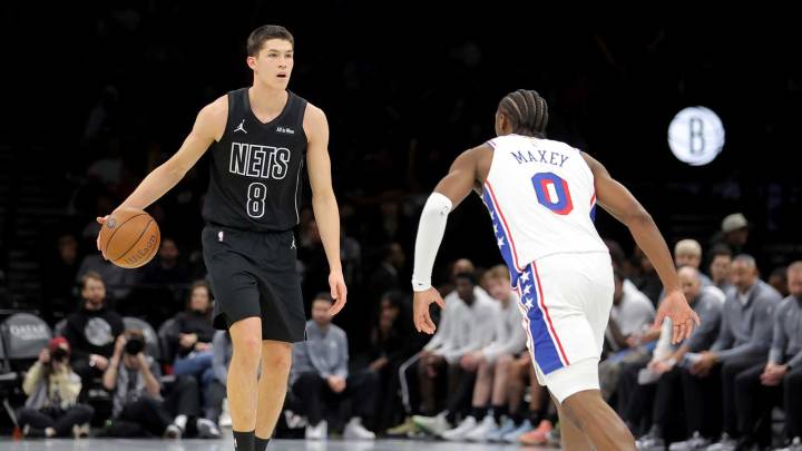 Nets’ Egor Demin explodes for career-high 23 points during second half of loss to 76ers